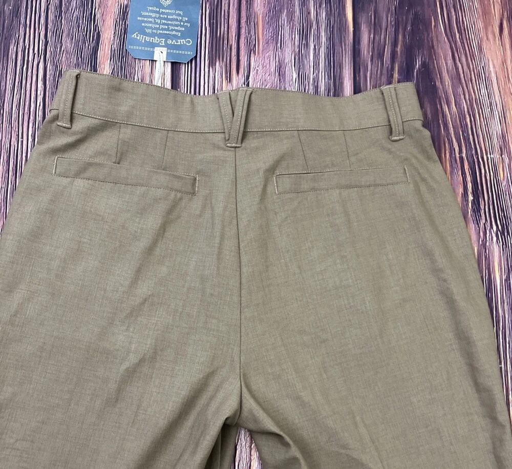 💋 NWT Democracy Ab Solution Skyrise Womens Tan Pants Womens Size 8 Stretch